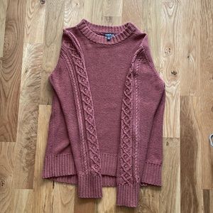 Toad & Co women’s cable knit sweater